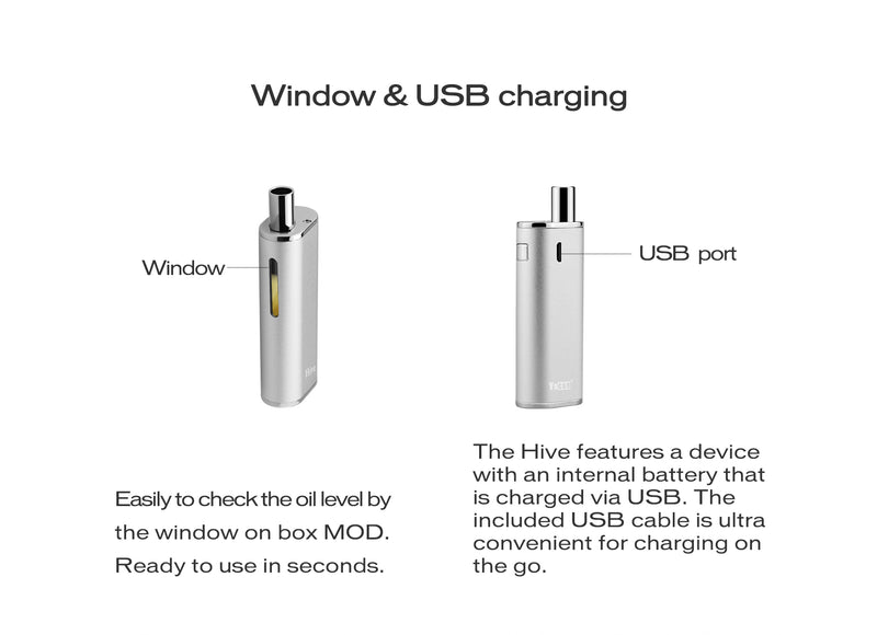 BATERÍA YOCAN HIVE | VAPORIZADOR PARA CONCENTRADOS Y CARTUCHOS 510-VAPORIZADORES-YOCAN-Vapos Mexico